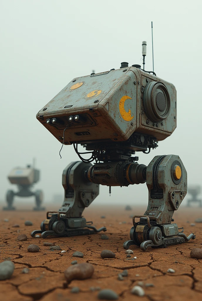 Field minder Robotics in desolate earth
