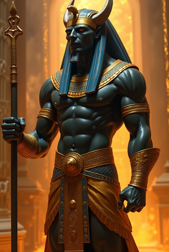 powerful egyptian golem
