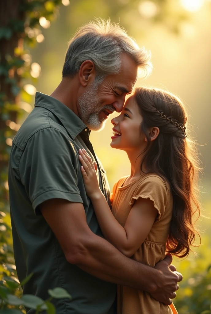 Cover image for a social media page called Mundo Mi father and daughter