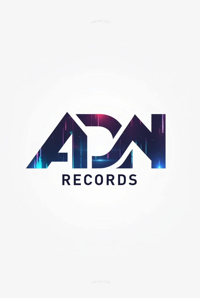 Create a logo for a music production company called ADN Records
