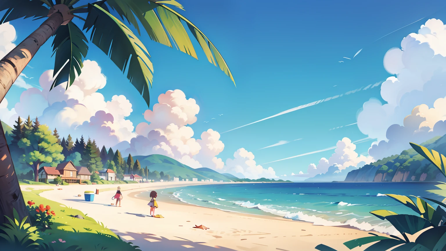 Scenes, landscape,Beach in the morning