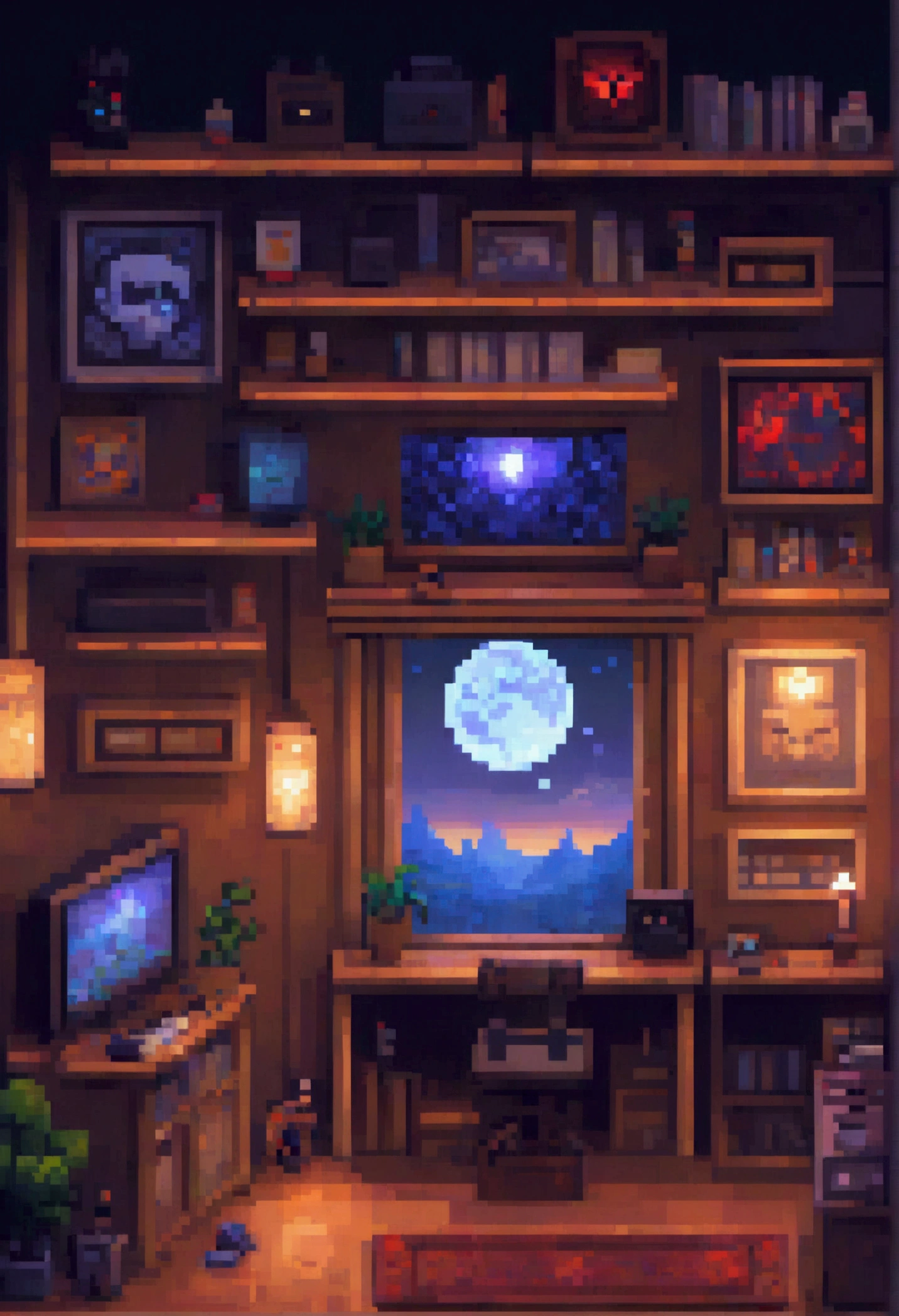 The metalcore music genre in pixel art style