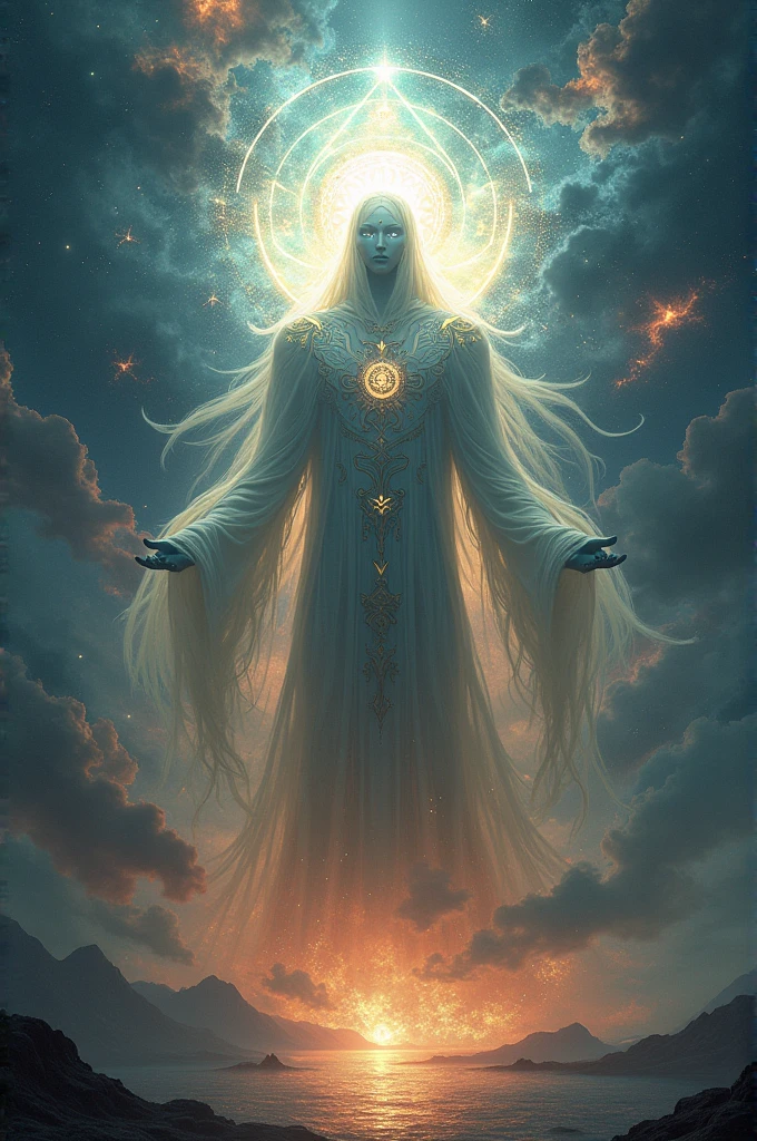 Create the image of a God of creation