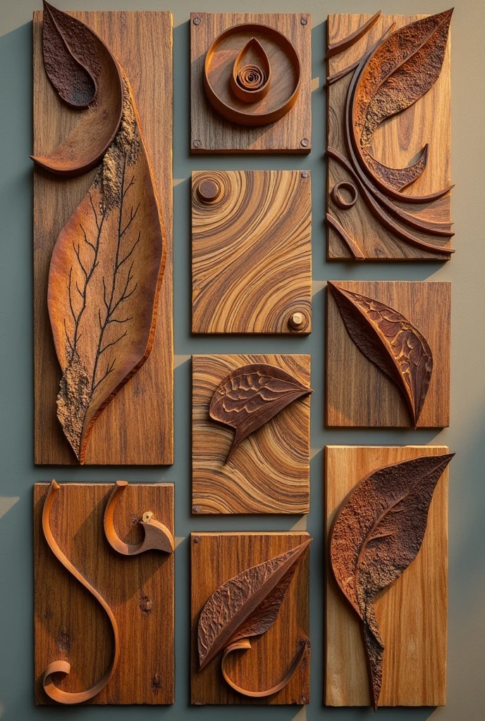 Wood wall decorations 