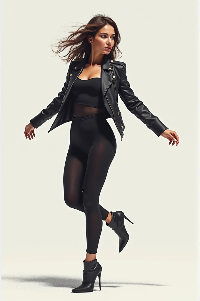 a woman who strikes poses