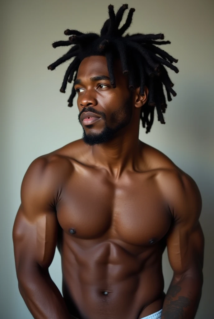 Decent looking black guy with dreads around 26 years old with a good built body