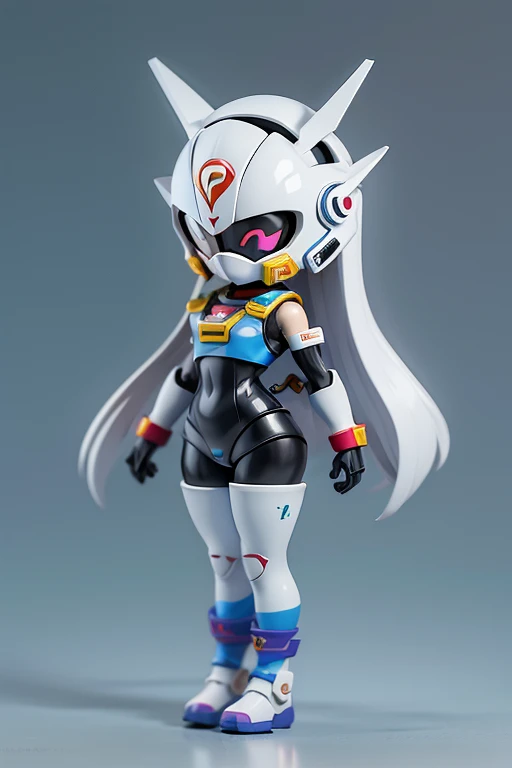 Helmetのデザイン,robot,Android,Primary school students ,Young girl,Simple design,,Pitch Resuit,Sentai Hero,Perfect outfit,Yoga Suit,robotジョイント,Plug Suit,Spacesuit,Full body illustration,Helmet,Face masks,フルFace masksをかぶっている、,Sentai Hero、front view