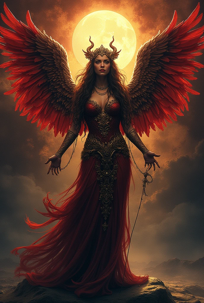 Create art inspired by the cover of Angra's Angels Cry album