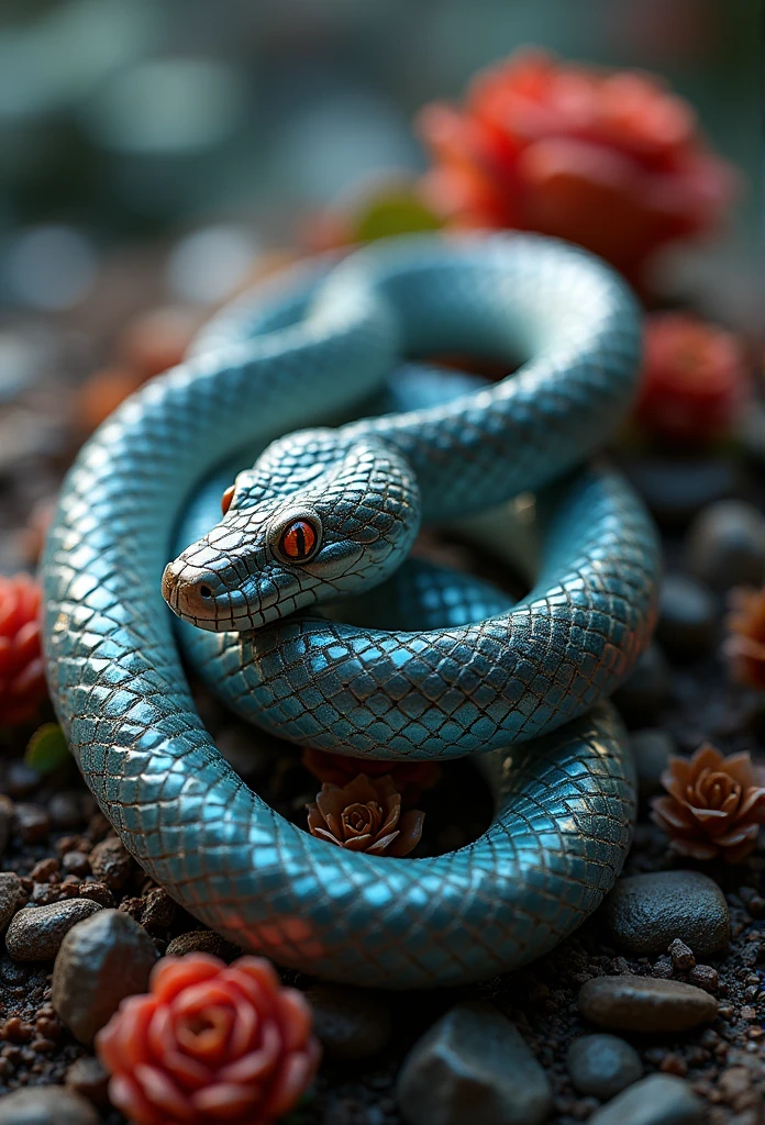 (((snake))) best quality, Ultra high resolution, CG แบบละเอียด 4K,snake,em cima da snake,((em cima da snake)) , about beauty, In the middle of the screen,มีเกล็ดsnakeเป็นเพรช