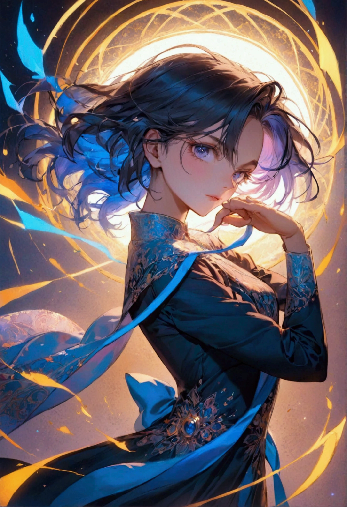 a woman who strikes poses