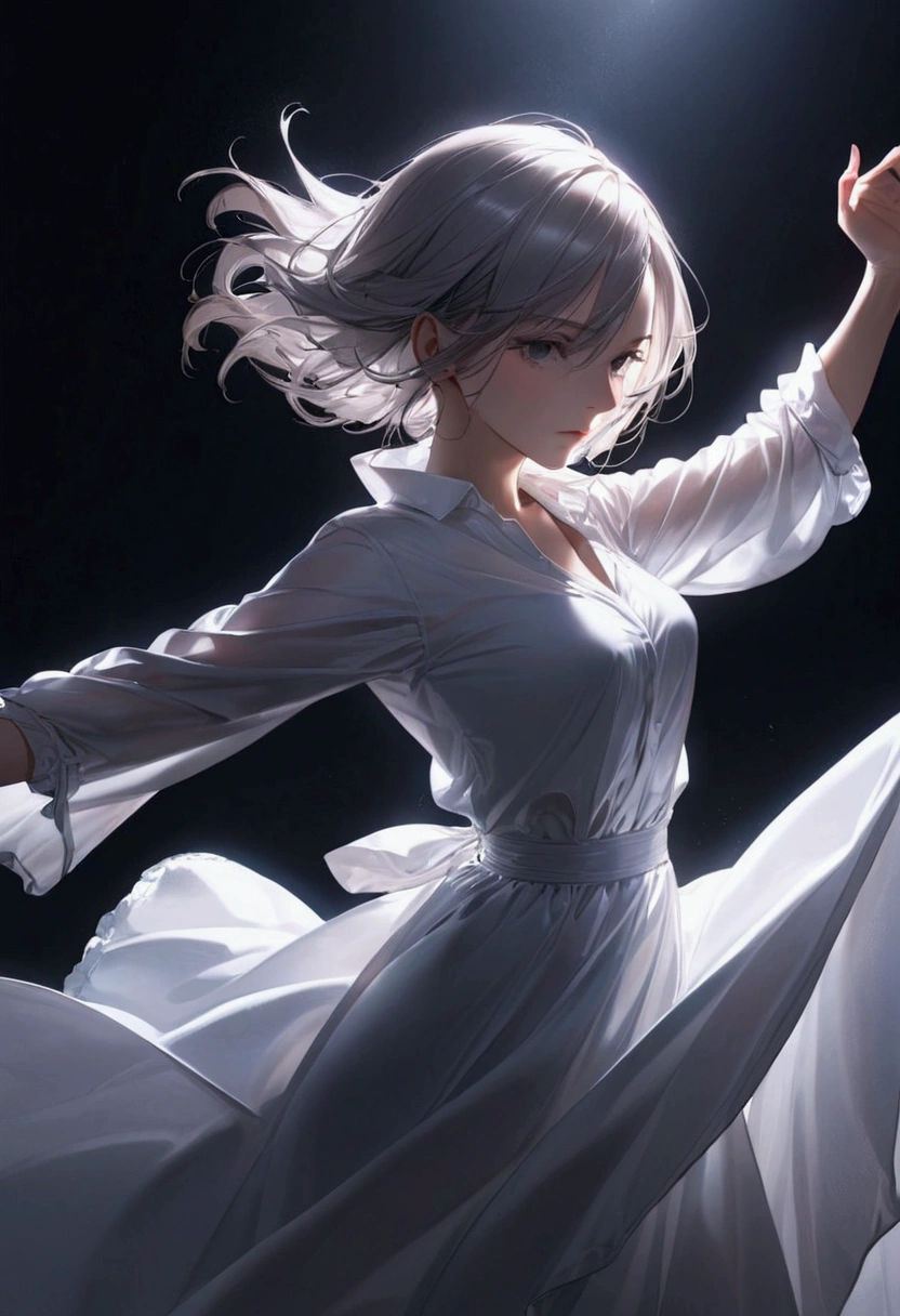 a woman who strikes poses