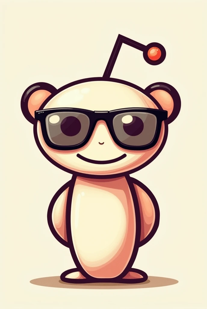 Reddit with glasses