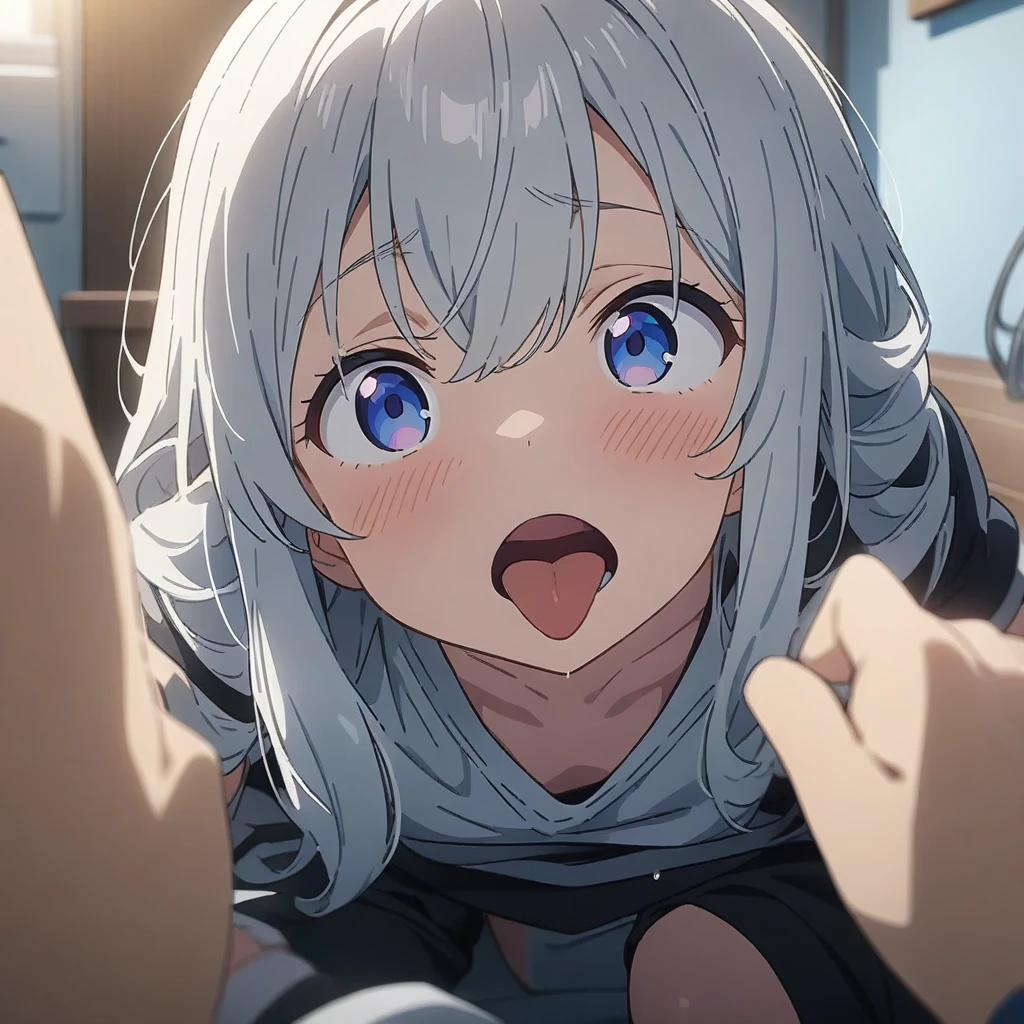 masterpiece,best quality,
<lora:youmuLike:1:PERSON>, <lora:lottalewdsBallsDeep_v1:0.8>,
1girl, ymFace,ymUniform, short hair, fellatio, deep penetration,deepthroat,