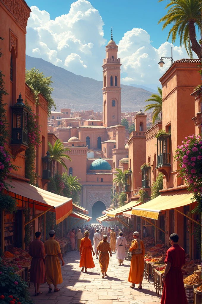 Morroco city thumbnail create