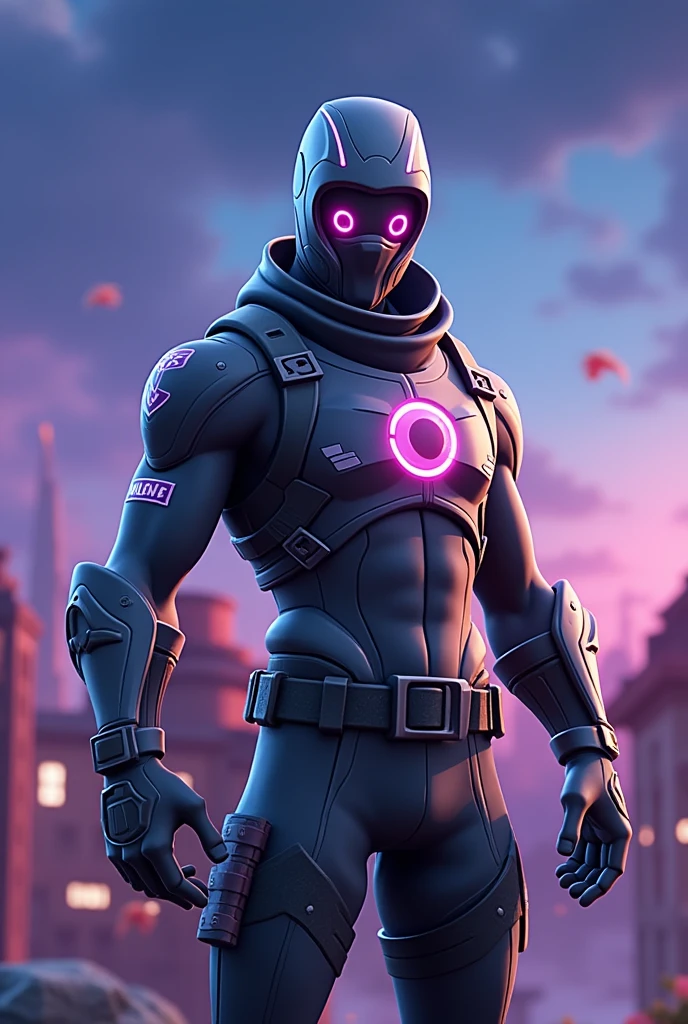 Fortnite background with the name ThomasVW