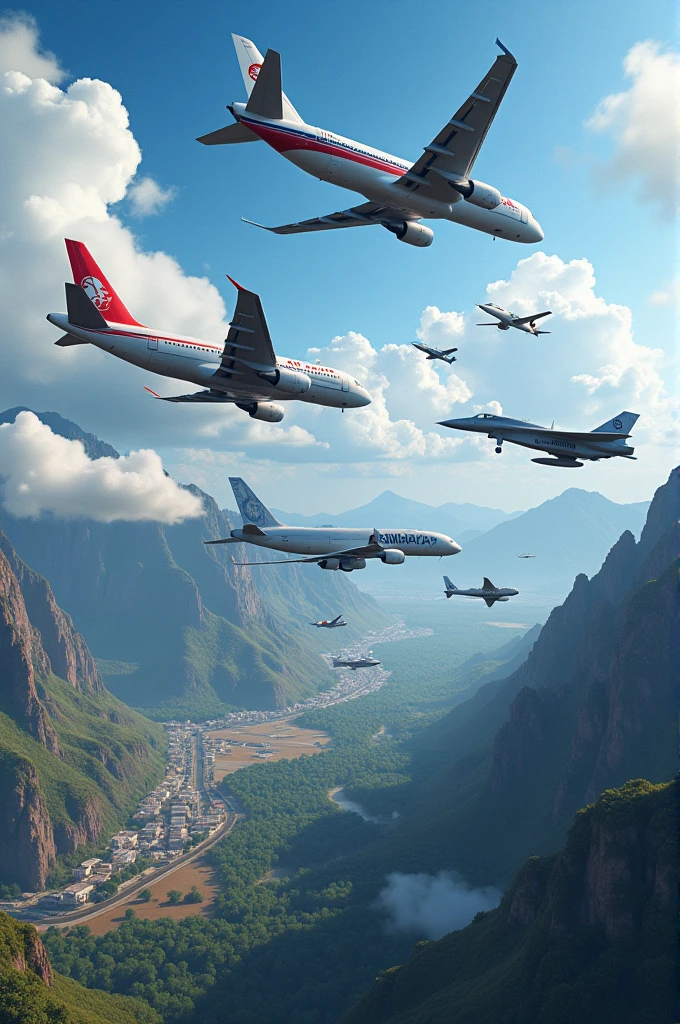 Animated image of Mexico&#39;s civil and military aviation 