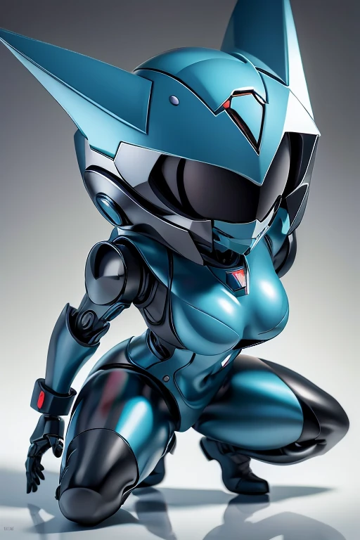 Helmetのデザイン,robot,Android,Primary school students ,Young girl,Pitch Resuit,Sentai Hero,Perfect outfit,Yoga Suit,robotジョイント,Plug Suit,Spacesuit,Full body illustration,Helmet,Face masks,フルFace masksをかぶっている、,Sentai Hero、front view