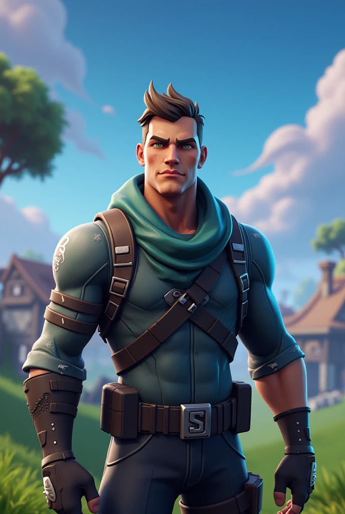Fortnite background with the name ThomasVW