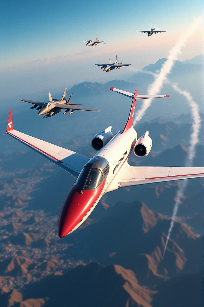 Animated image of civil and military aviation in Mexico 