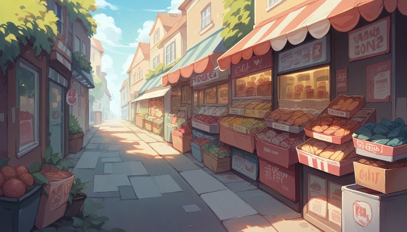 Streets filled with small shops