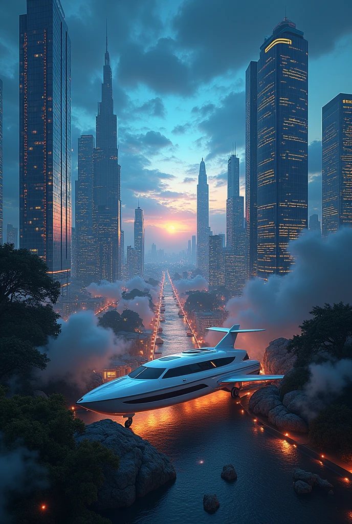 Create the word 'billionaire mindset' and decorate it landscape