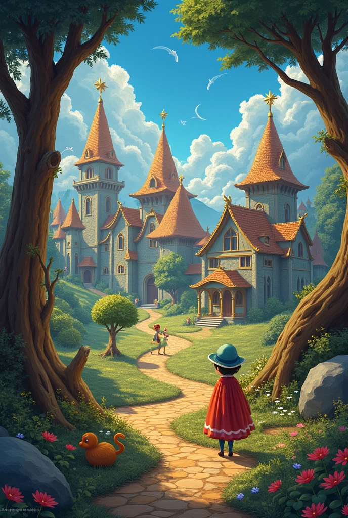 It isra uma vez, in an enchanted kingdom called Vogalia, where the letters of the alphabet lived in harmony. It issse reino era governado pelas cinco vogais mágicas: a, It is, I, O and U. Each vowel had a special power that helped maintain peace and prosperity in the kingdom..