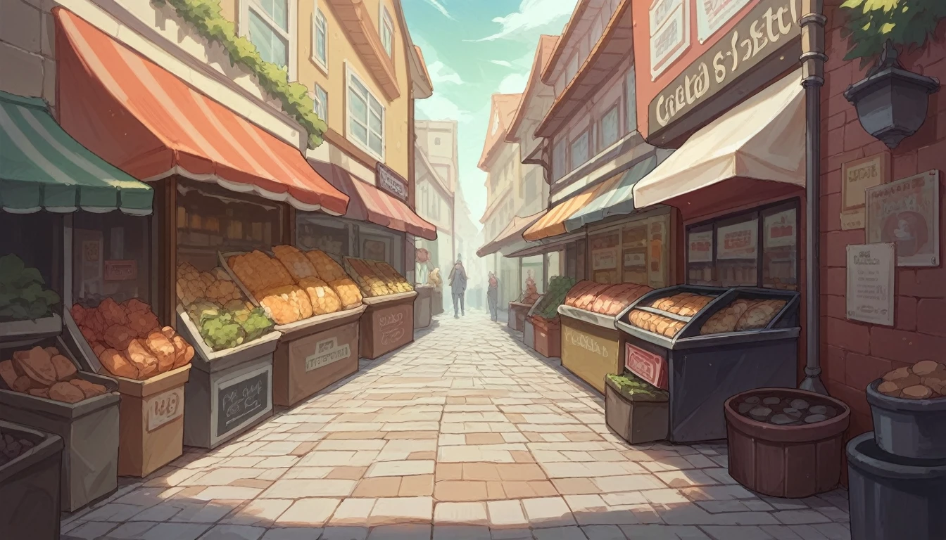 Streets with lots of shops, Main Street, Cobblestones