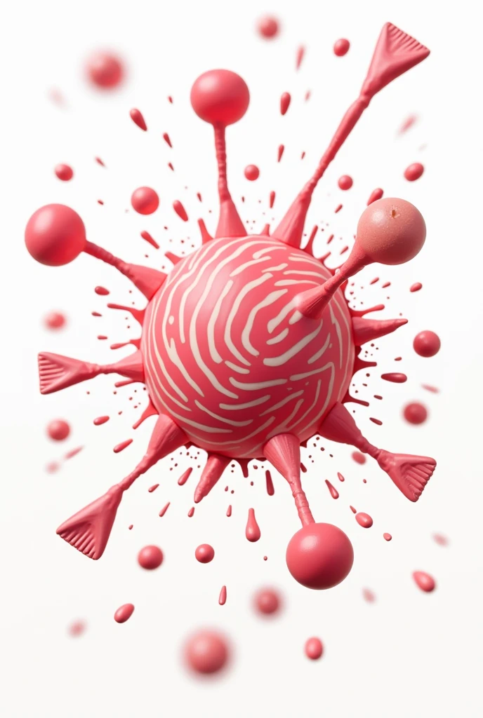 Make me a drawing of normal endometrial cells and cells with endometrial hyperplasia, a drawing where cellular adaptation can be seen