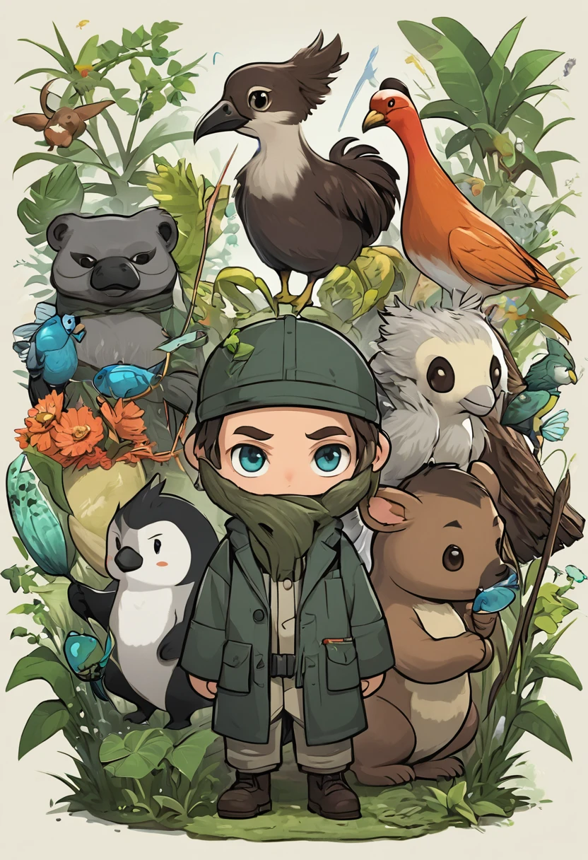 animals, biologists men and dnas