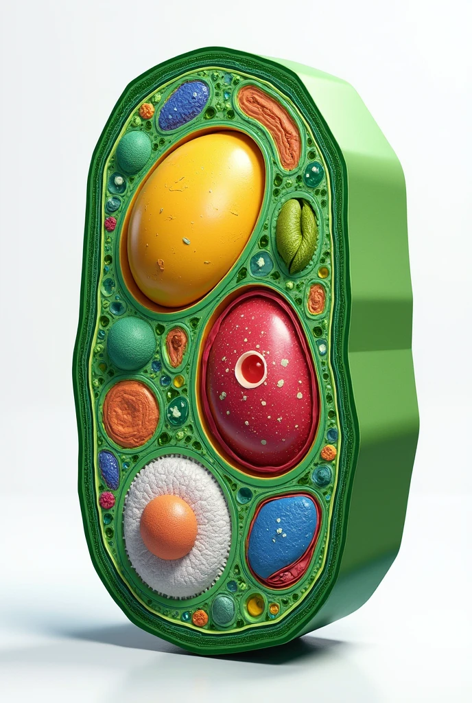 Creating a plant cell model,Chloroplasts,Vacuole,the nucleus,Mitochondria and other structures