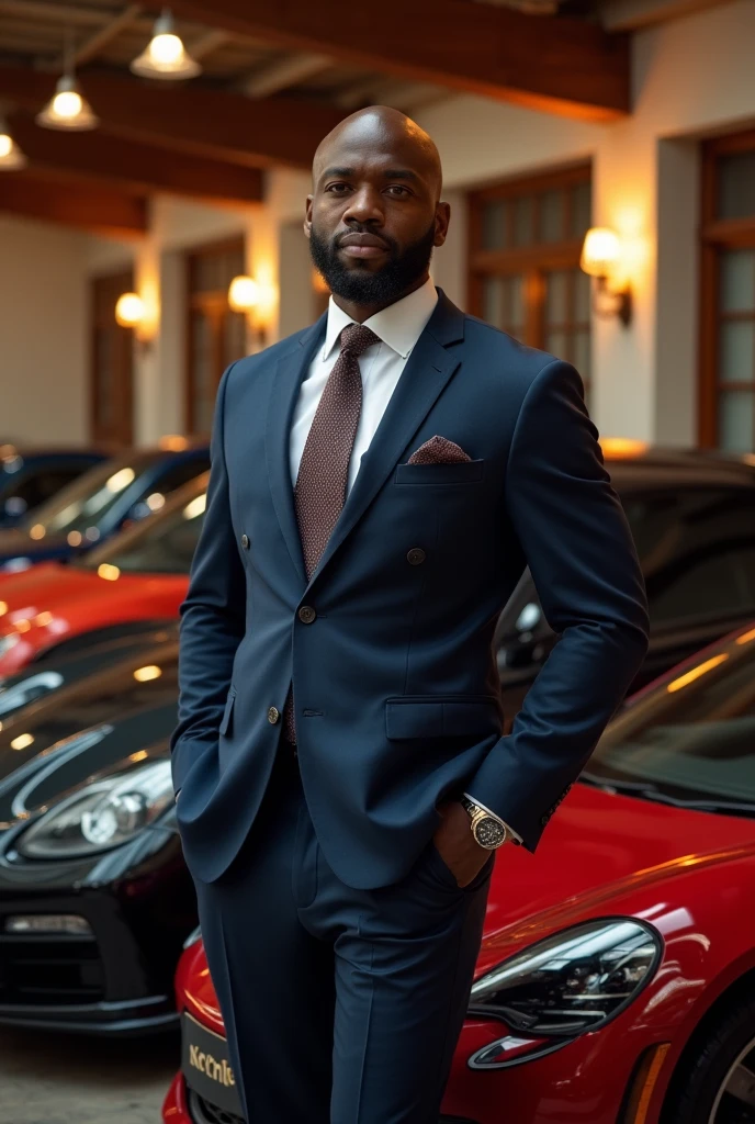 A billionaire black man with expensive cars