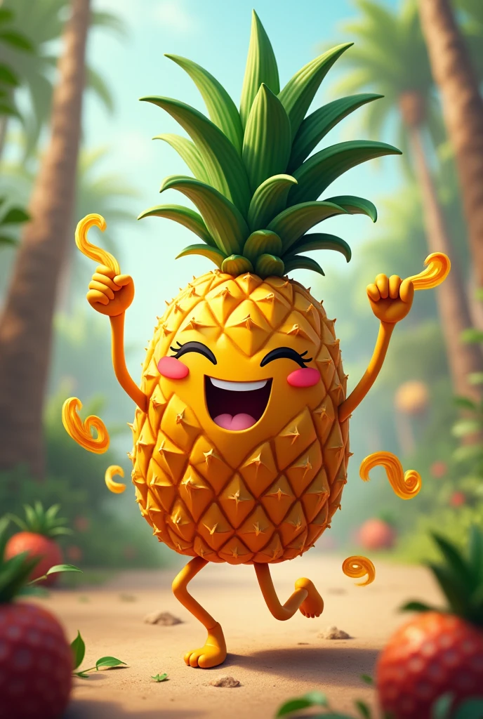 dancing pineapple