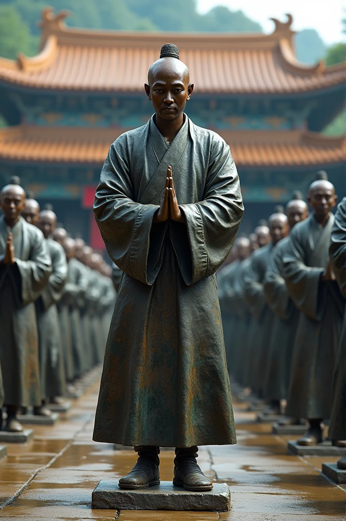 Eighteen bronze people of Shaolin Temple