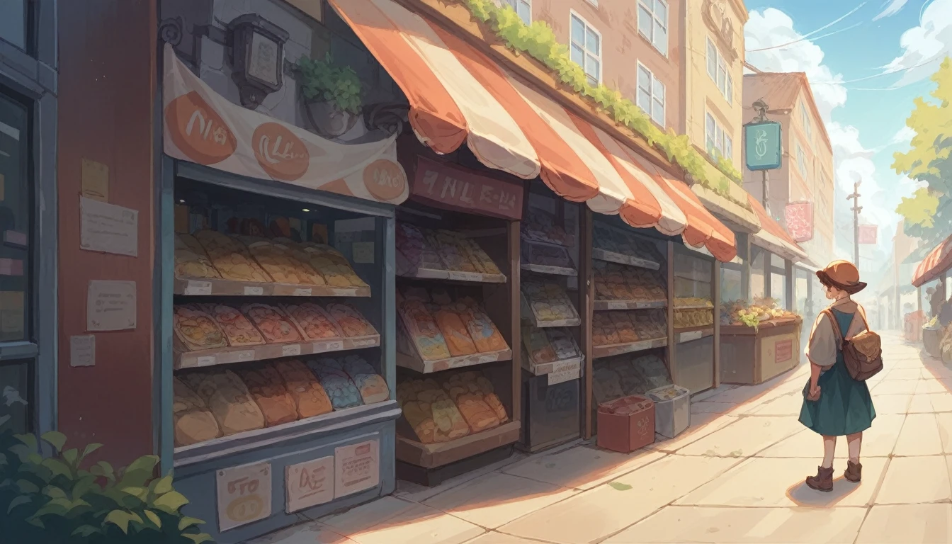 masterpiece, A street lined with cute miscellaneous goods stores, , Fantasy