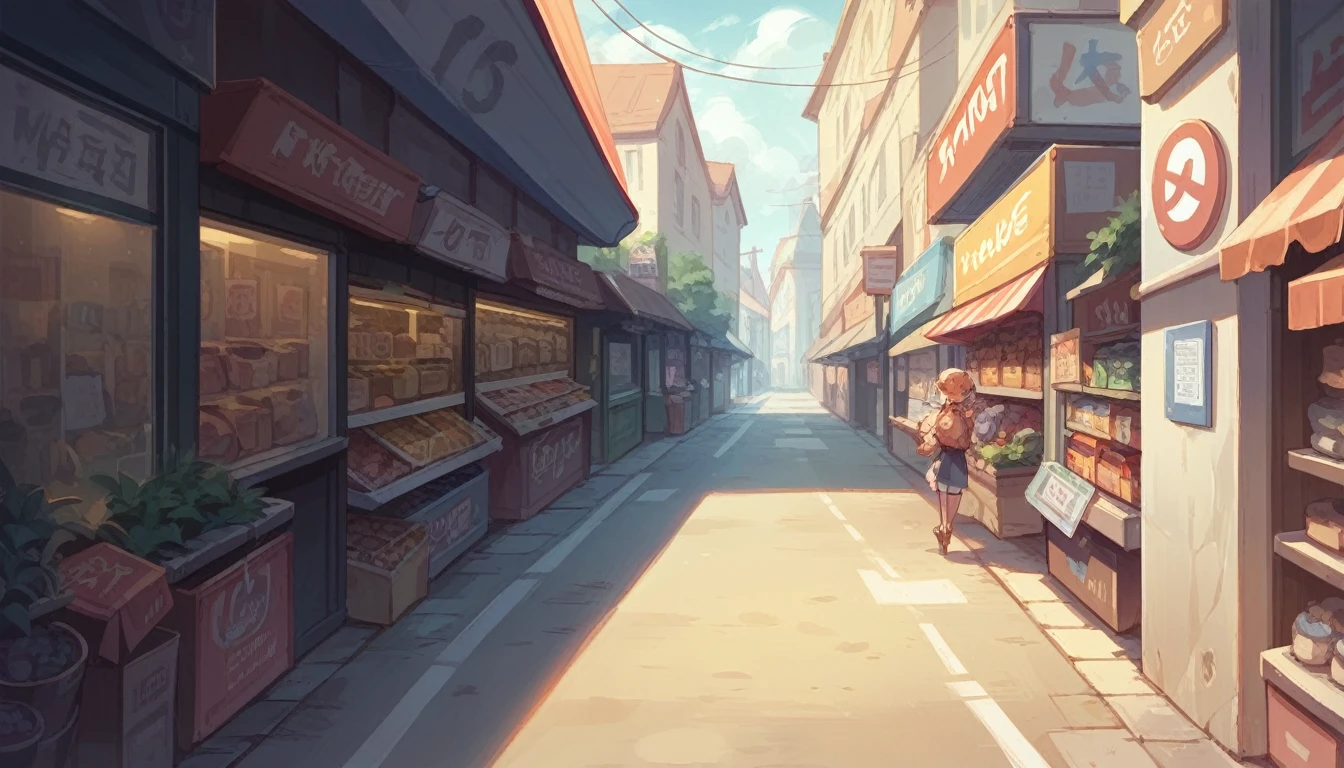 masterpiece, A street lined with cute miscellaneous goods stores, , Fantasy