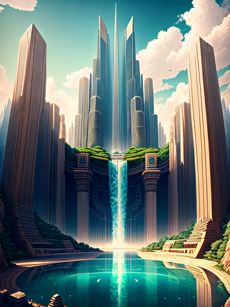 Best Quality,8k,Huge underground city,Underground Labyrinth,SF,Anime Art,mysterious,universe,Skyscrapers,Super huge structure,There is a huge torii,Multidimensional,A world beyond imagination,High Dimension,Fantasy,future,Different space,Nature,romantic,Huge waterfall,universe,A world beyond imagination,Dream world,New World,Huge river,masterpiece,最高masterpiece,perfection,