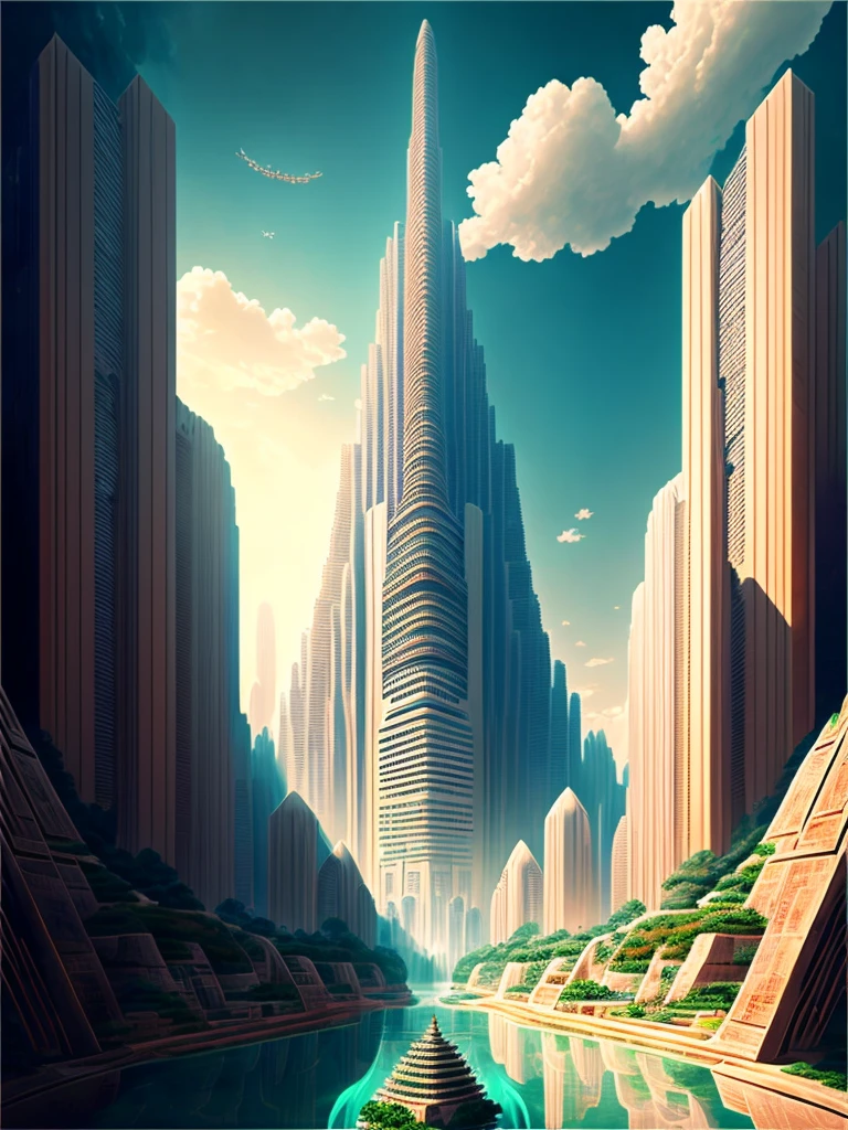 Best Quality,8k,Huge underground city,Underground Labyrinth,SF,Anime Art,mysterious,universe,Skyscrapers,Super huge structure,There is a huge torii,Multidimensional,A world beyond imagination,High Dimension,Fantasy,future,Different space,Nature,romantic,Huge waterfall,universe,A world beyond imagination,Dream world,New World,Huge river,masterpiece,最高masterpiece,perfection,