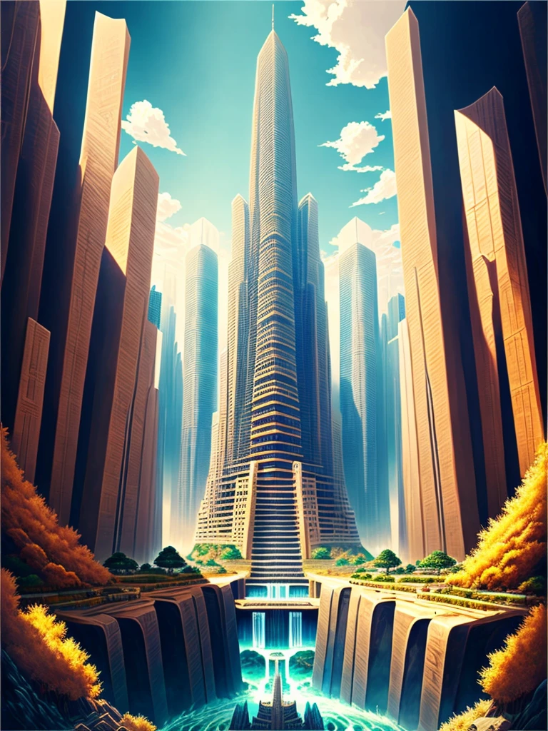 Best Quality,8k,Huge underground city,Underground Labyrinth,SF,Anime Art,mysterious,universe,Skyscrapers,Super huge structure,There is a huge torii,Multidimensional,A world beyond imagination,High Dimension,Fantasy,future,Different space,Nature,romantic,Huge waterfall,universe,A world beyond imagination,Dream world,New World,Huge river,masterpiece,最高masterpiece,perfection,