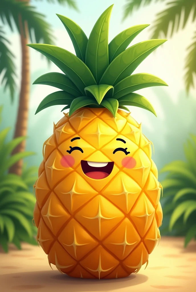 Happy pineapple