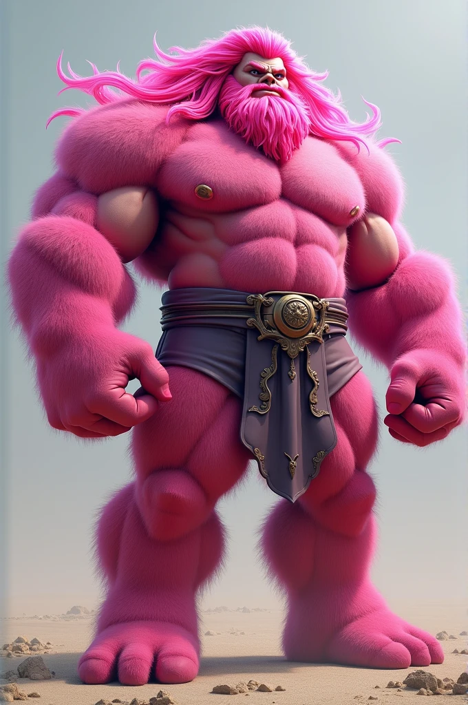 Big with pink hair