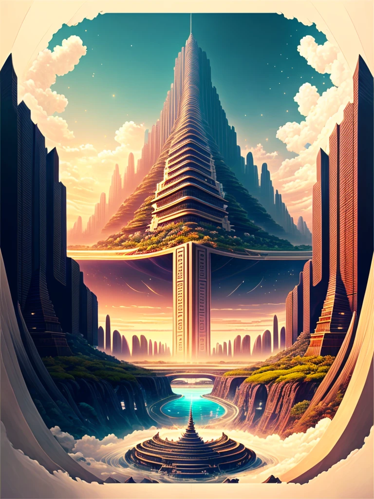 Best Quality,8k,Huge underground city,Underground Labyrinth,Anime Art,mysterious,universe,Super huge structure,Super huge torii,A gigantic building stretching into the sky,Multidimensional,A world beyond imagination,High Dimension,Fantasy,future,Different space,Nature,romantic,waterfall,universe,A world beyond imagination,Dream world,New World,Huge river,masterpiece,最高masterpiece,perfection,
