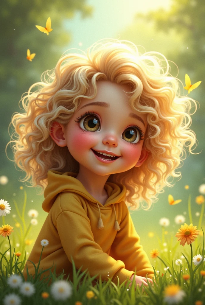 Young girl of 4