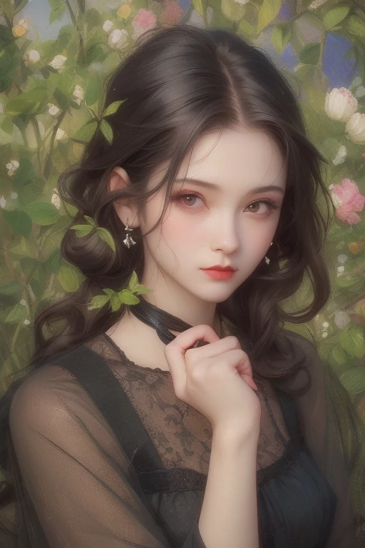 Girl with big eyes, Excited expression, Dark Gothic Makeup, double eyelid, 黒目がちな目 Long eyelashes, Gothic Dress、Beautiful and detailed, Beautiful and dark lips, High resolutionの顔, Long eyelashes, Structure of the film, (Highest quality,4K,8k,High resolution,masterpiece:1.2),Very detailed,(Realistic,photoRealistic,photo-Realistic:1.37), Sitting 、Moisturizing the skin, Sweaty, barefoot, In ecstasy, Embarrassing, Soaking wet, Chained, In a stained glass room,Gothic luxury room、Roses、Surrounded by roses