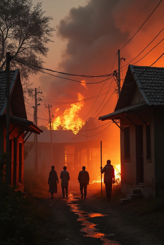 Muslims mob are torturing Hindus in Bangladesh and burning their houses