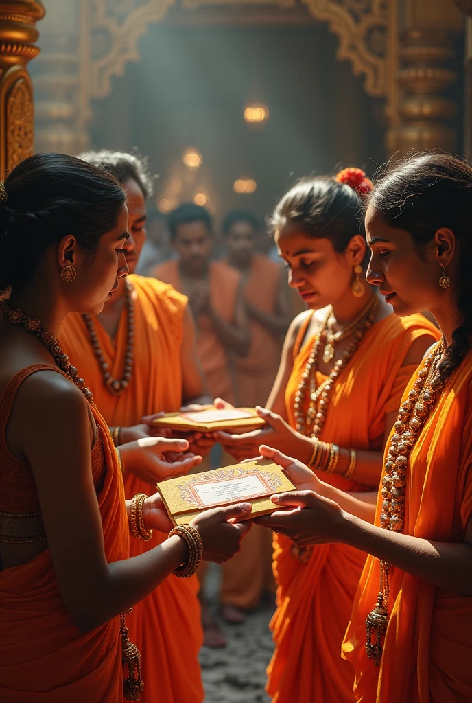 Hindus group showing card 
