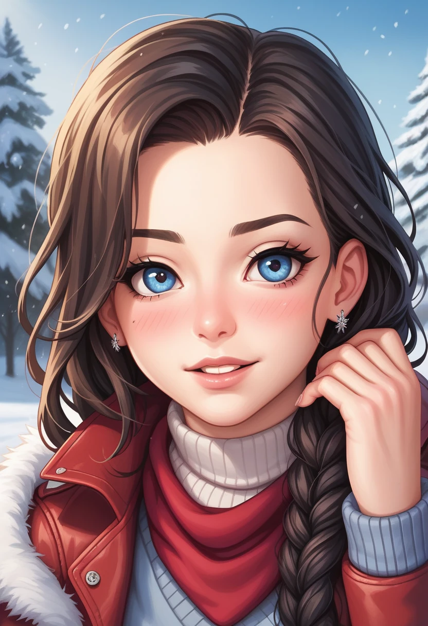 woman winter