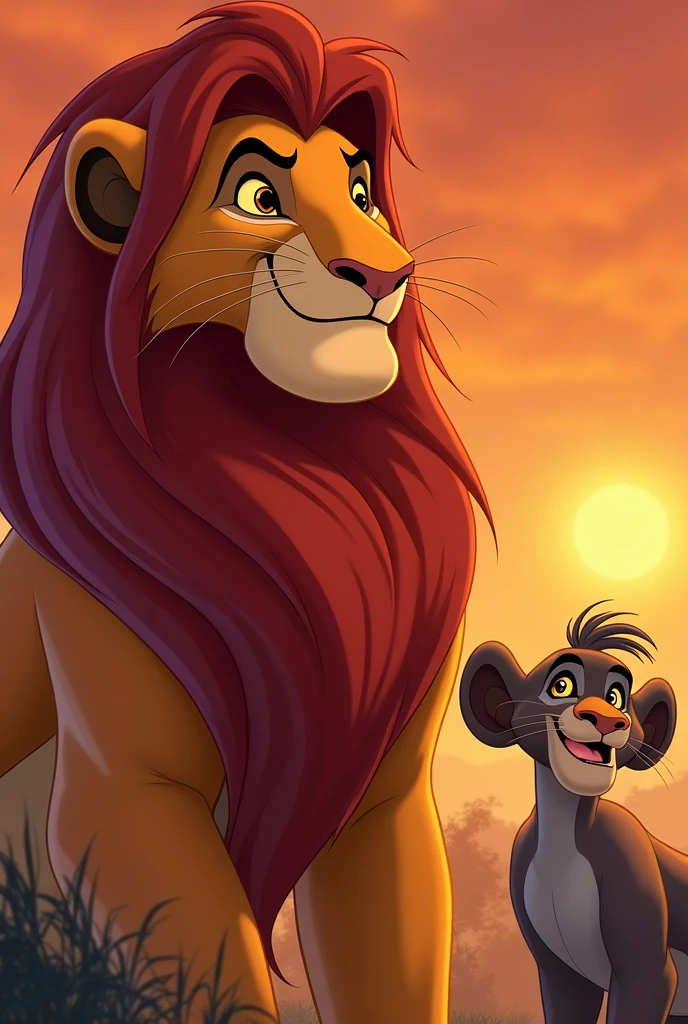 For the EAC retreat with the theme "The Lion King", some characters in the movie that could symbolize visiting uncles, responsible for guiding and supporting young people, they are:
Mufasa - Represents the wise and protective father figure, a natural guide with great moral and spiritual strength. He could symbolize the visiting uncle who offers firm and loving guidance..
Rafiki - The wise baboon, sempre com conselhos espirituais e uma vithey are mais ampla da vida. He would be the visiting uncle who helps the young people understand the deeper meaning of the retreat and their spiritual journey..
Sarabi - The Lioness Queen, Simba's mother, represents care, wisdom and strength. She could be a visiting aunt or uncle figure who offers emotional support and is a calming and encouraging presence..
Timon and Pumbaa - Although they are more comical characters, eles também they are figuras protetoras e leais para Simba durante seu tempo de crescimento. They could represent visiting uncles who bring joy, lightness and unconditional support for the retreat.
These characters can be used to create a stronger connection between the theme of the film and the role of the visiting uncles during the retreat.. The art must have a Disney drawing style like the movie itself.. add timao and pumba