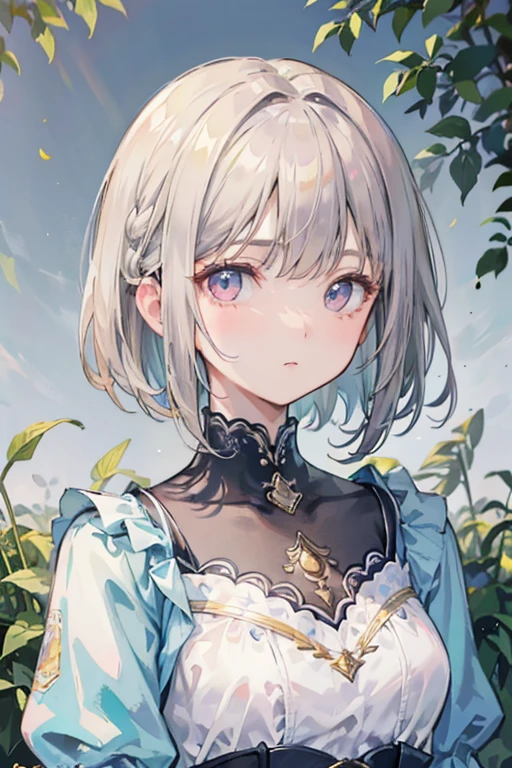  (8K, 4K, Best Quality, High Resolution: 1.2) ,1 girl, megami magazine, white hair, short hair, blue eyes, (Braiding), (Pink eyes),(Fair skin)  ,(whole body),(One Girl),(harvest moon),(A large amount of Miscanthus sinensis in the background),autumn,(full moon),(masterpiece, Highest quality, Very detailed, Best Shadow), (Detailed Background), (Beautifully detailed face), High Contrast, (Best lighting, Very delicate and beautiful), ((Cinematic Light)), Hyper Detail,8k, Dramatic Light, Intricate details