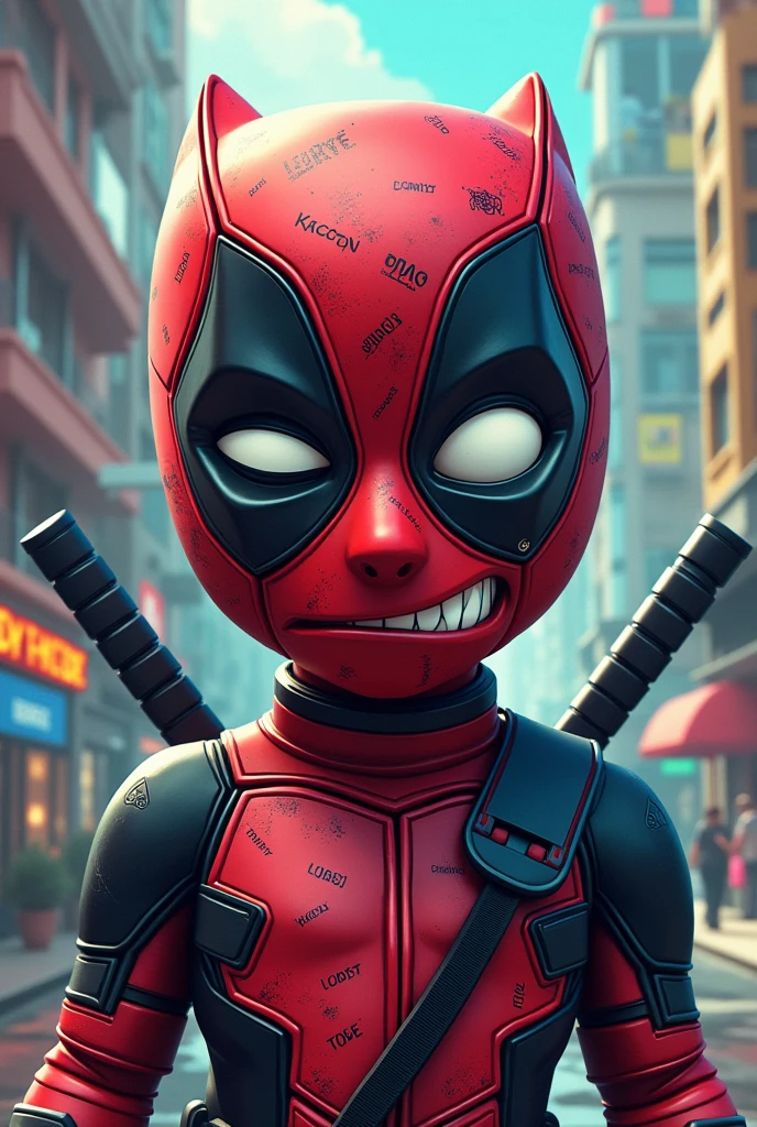 Design me word pool pic like Deadpool but in different way for my YouTube channel it related to vocabulary