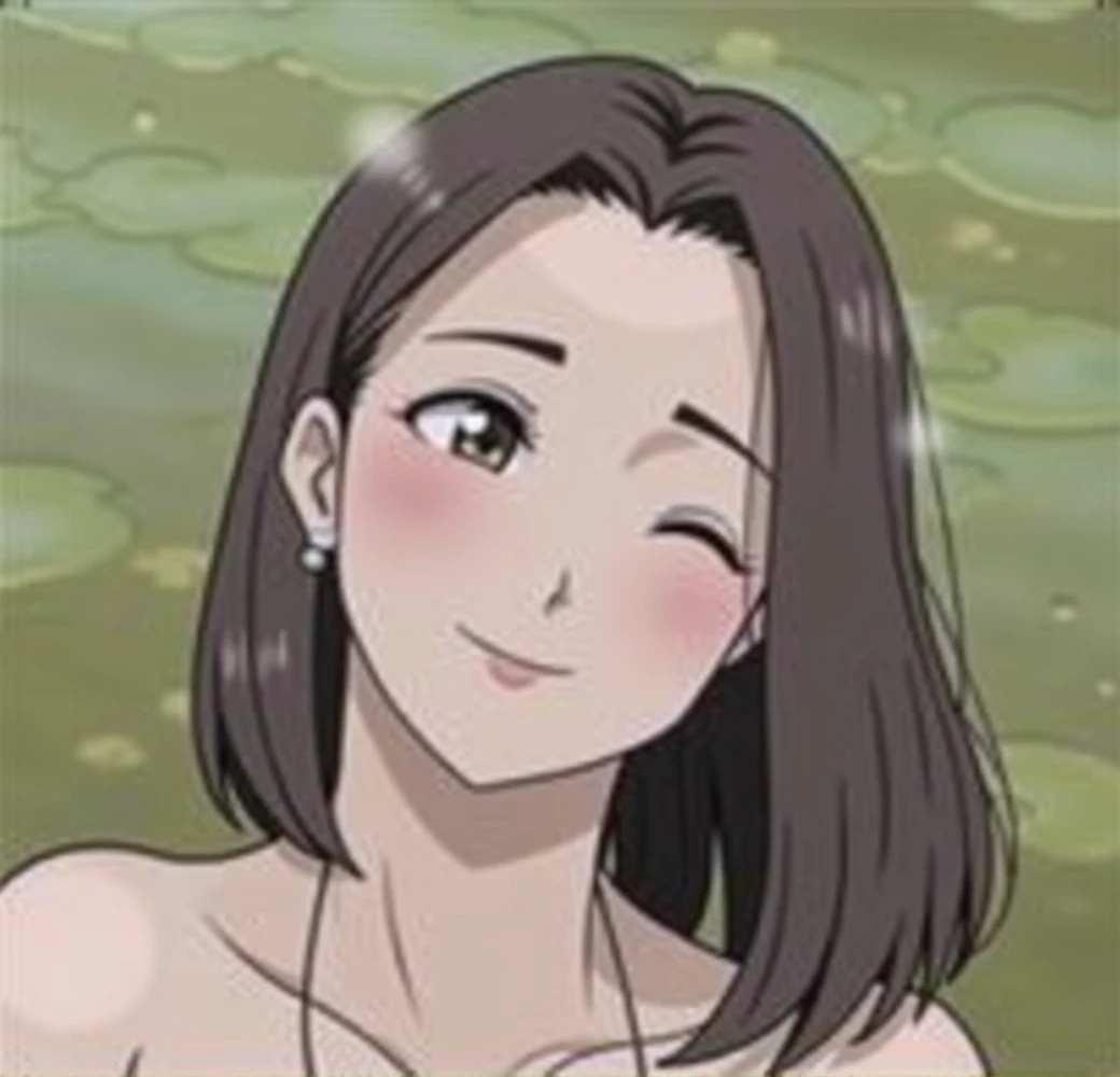1 female,Genuine,sexy,High resolution,Highest quality、Beautiful 40 year old woman,Slim figure、,Bob Hair,Brown Hair、smile、Black Micro Bikini Swimsuit(Micro bikini sizes:1.8),Large swimming pool、(The water is up to my feet)、Small breasts、(Cleavage:0.9)、Chest close-up、恥ずかしそうなsmile(blush:1.6)、Point your body straight at the camera